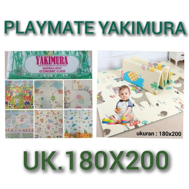 Playmet Yakimura / Karpet Anak 180X200 /karpet anti slip /tikar anak anak