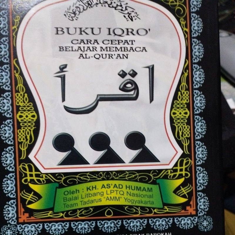 buku original Buku Iqro Gabung Bundel Lengkap Besar Hvs A5  jilid 1 2 3 4 5 6 Asad Humam /AMM ORIGIN