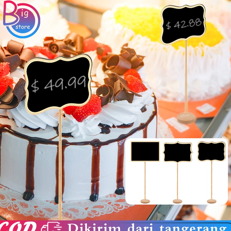 

Hot Sale 1pcs Mini Chalkboard Mini Papan Tulis Mini Papan Kapur Menu Cafe Papan Tulis Kapur Kecil