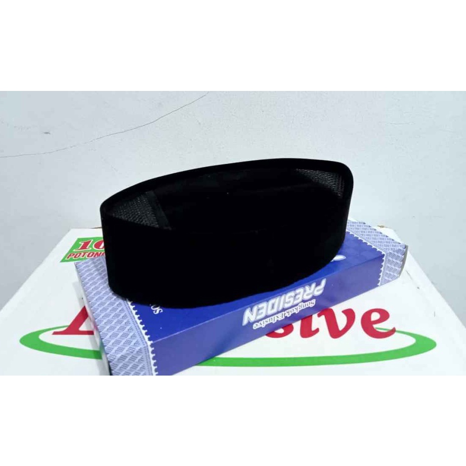 Hemat Terbatas  Peci Songkok Hitam Tinggi 6 Berkualitas Peci Hitam