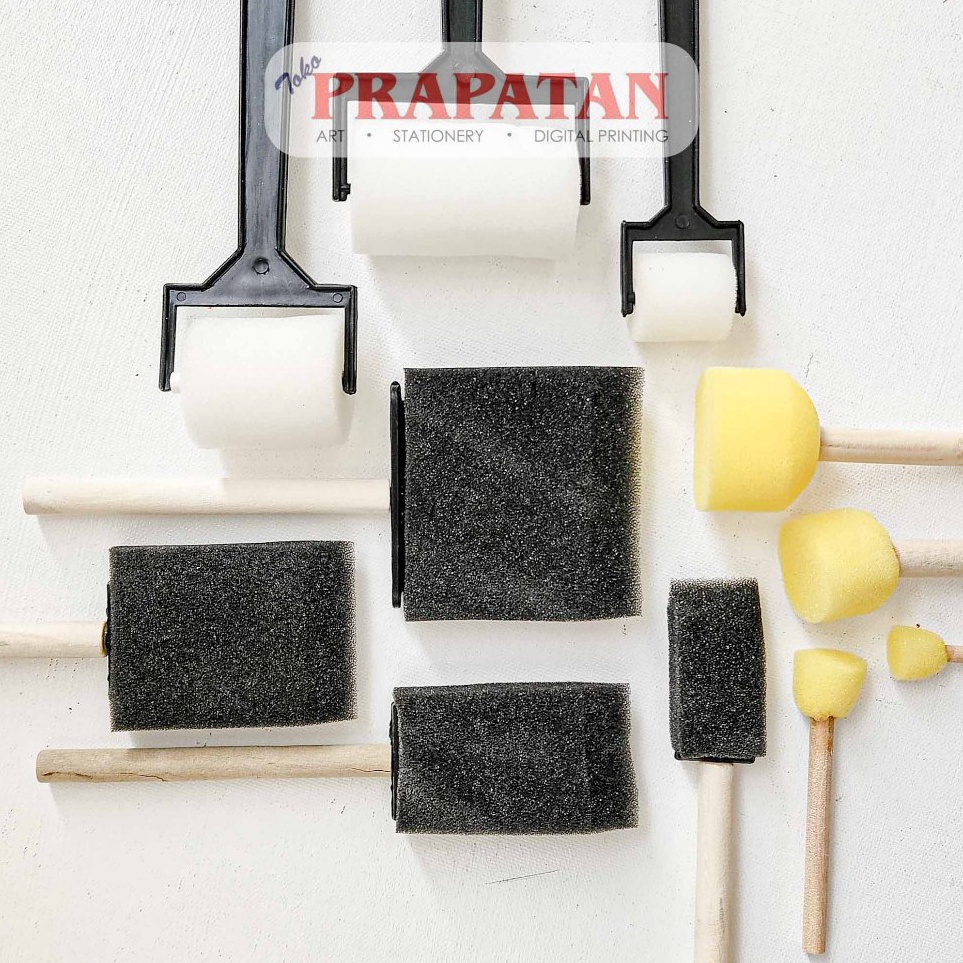 

Grosir Spesial VTEC Spons Cup Roll Kotak Set Alat Lukis Sponge