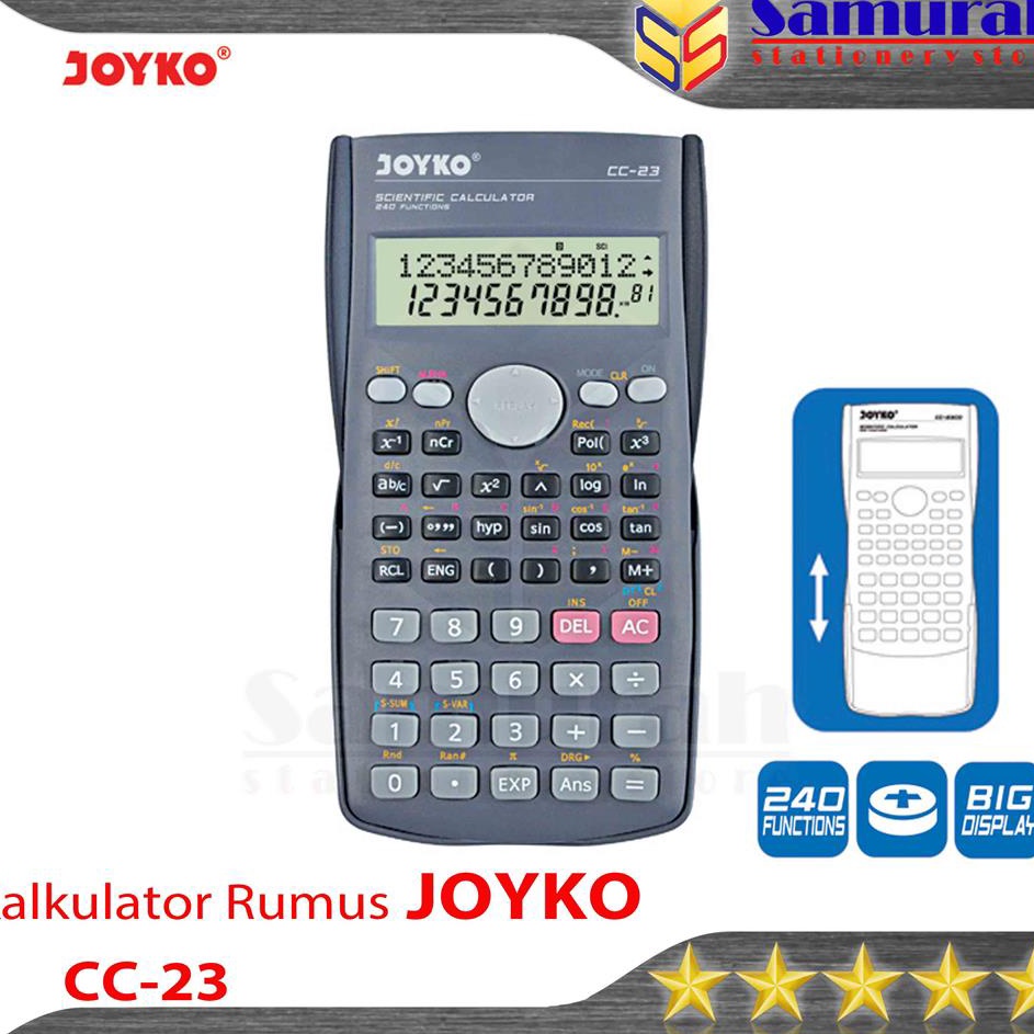 

Promo Viral Kalkulator Meja Joyko CC 23 Sin Cos Tan 24 Functions Calculator Rumus CC23