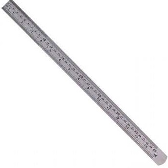 

ART F25G Penggaris besi Stainless steel ruler 1 cm Combo 1 meter
