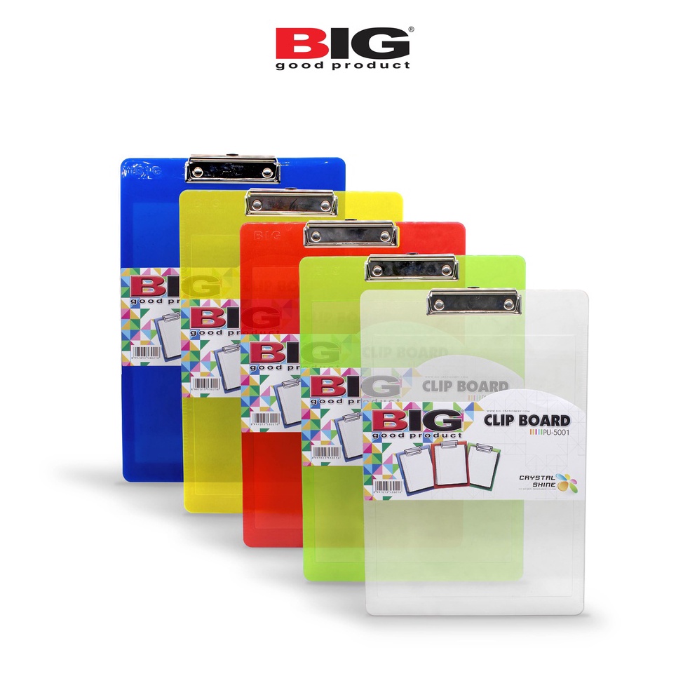 

ART E15V BIG Clipboard Papan Jalan Papan Ujian Transparan Ukuran F4 Folio PU51