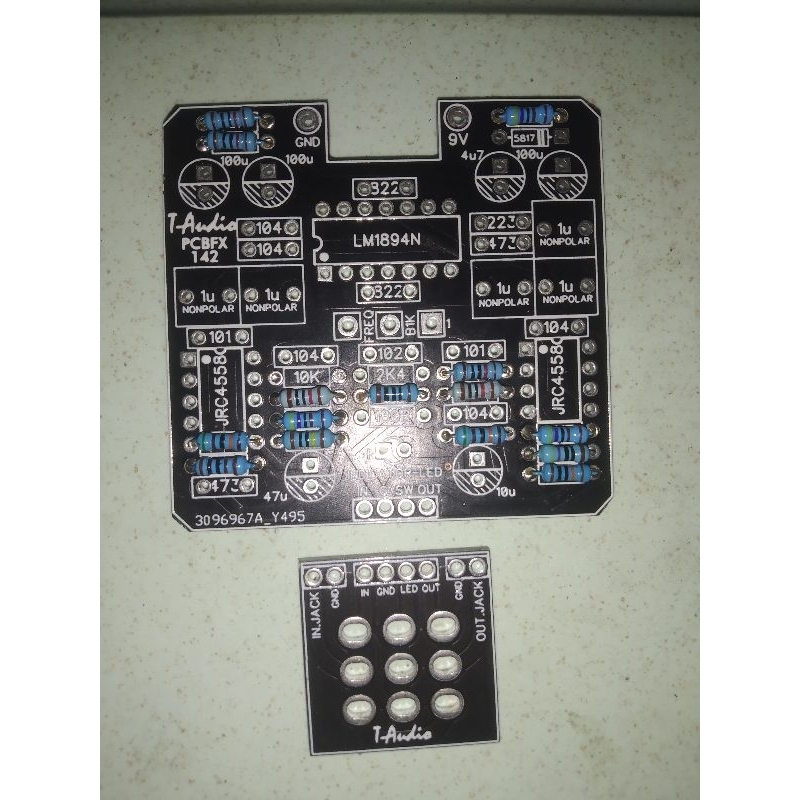 KIT PCB EFEK GITAR IBANEZ NB10 NOISE GATE