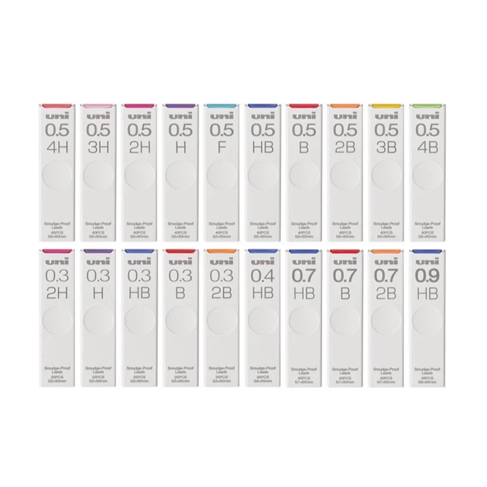 

KODE E7U7 Uni Smudge Proof 3 4 5 7 9 mm Mechanical Pencil Leads Refill