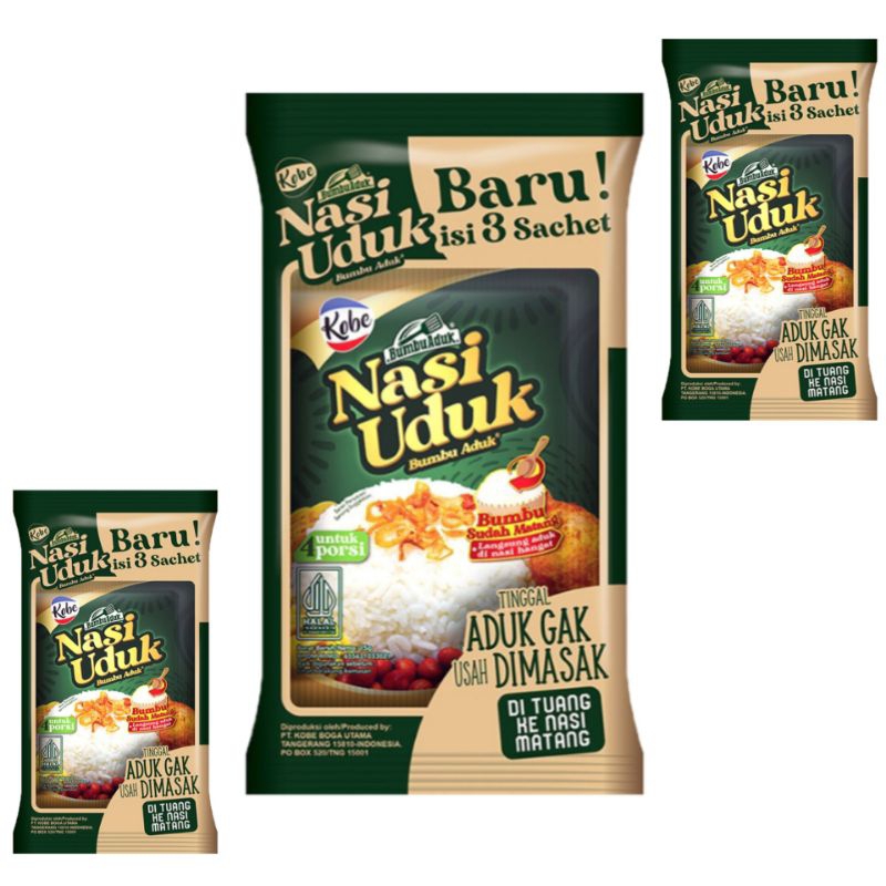

KOBE Bumbu Nasi Uduk 3x15gr / Bumbu Instan/ Bumbu Masak