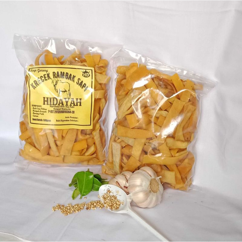 

Forcysn Kerupuk Kulit Sapi 1 Kg / Krecek Rambak Kulit Sapi / Jangek Mentah / Kerupuk Dorokdok Mentah