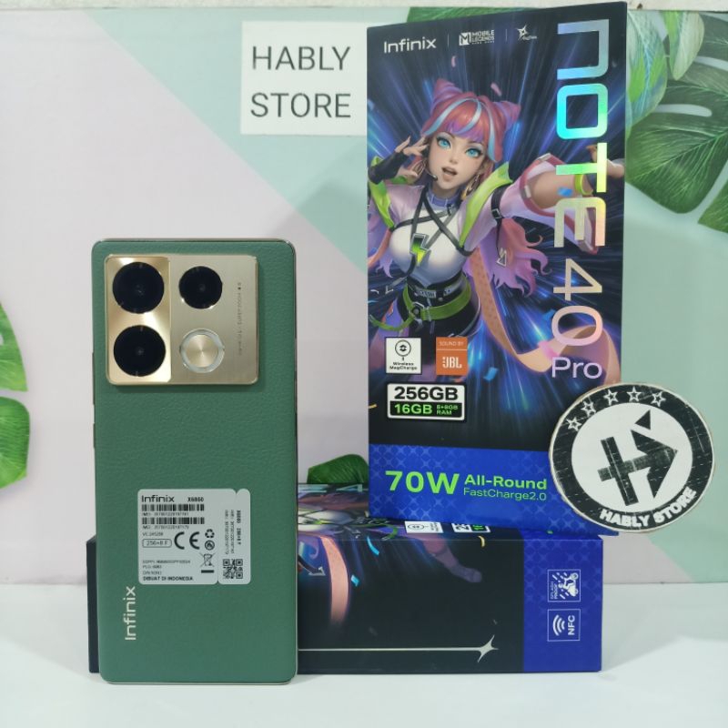 INFINIX NOTE 40 PRO 4G 8/256 SECOND FULLSET