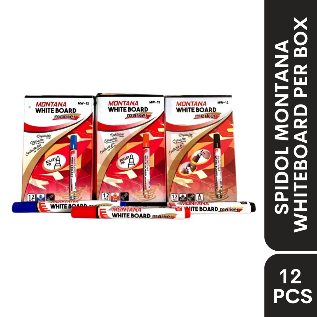 

ART F36B SPIDOL MONTANA MW12 WHITE BOARD PER BOX ISI 12PCS