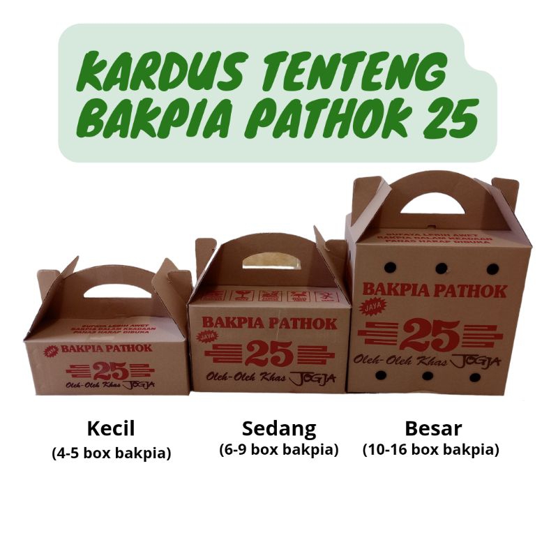 

Kardus Tenteng Bakpia Pathok 25