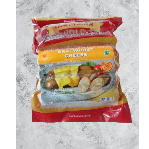 

Tasty Max Sosis Bratwurst Cheese 500 gram