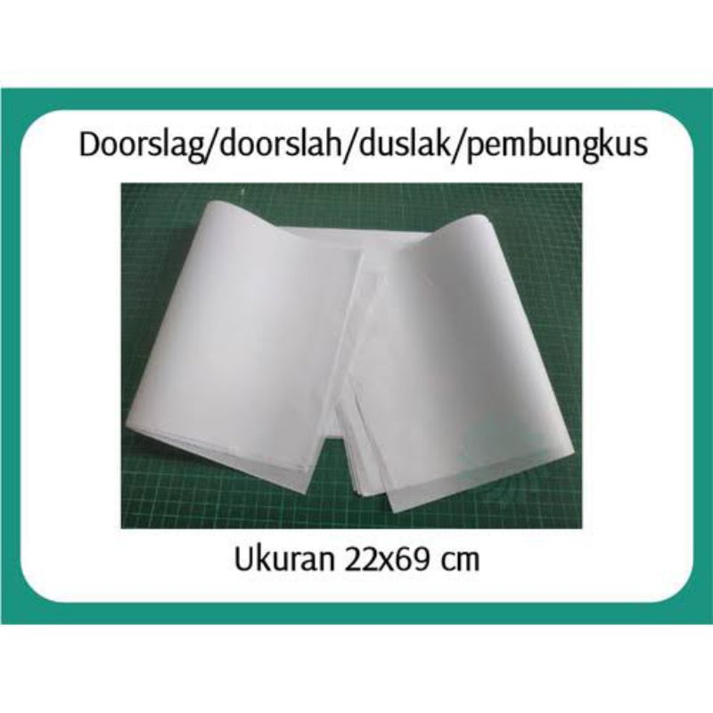 

KERTAS DORSLAG PUTIH 22X69 & 29x69/KERTAS HAMPERS/KERTAS BINGKISAN/KERTAS BUNGKUSAN HAMPERS/DUSLAK ECER/WRAPING PAPER/KERTAS BUNGKUS BAJU/KERTAS BUNGKUS SEPATU