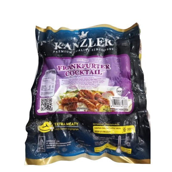 

Kanzler Frankfurter Cocktail 500g (Tahan Suhu Ruangan 3hari)