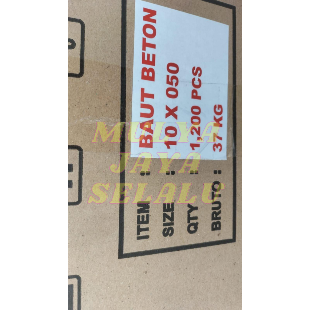 DYNABOLT 10 X 50 BAUT TEMBOK MEREK WOWO
