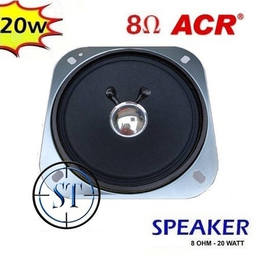 Speaker ACR 4 Inch Full Range KSV New 20 Watt 8 Ohm New 8R 4" 20W Speaker KSV 4inch