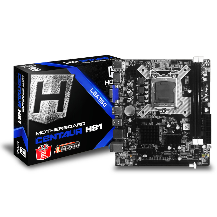 Mainboard H81 LGA1155 Hose Centaur H81 DDR3 Support M.2 NVME