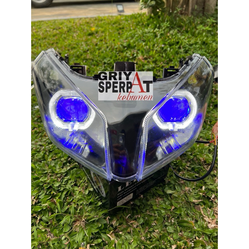 Lampu Depan Reflektor Vario Techno K50 K51 110 Cbs Karbu 2010 2011 2013 biled led