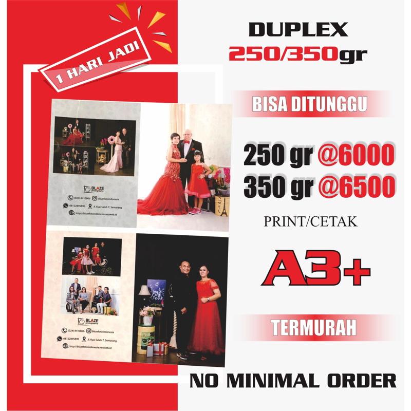 

CETAK DUPLEX 250/350 gr PRINT FULL COLOUR TERMURAH
