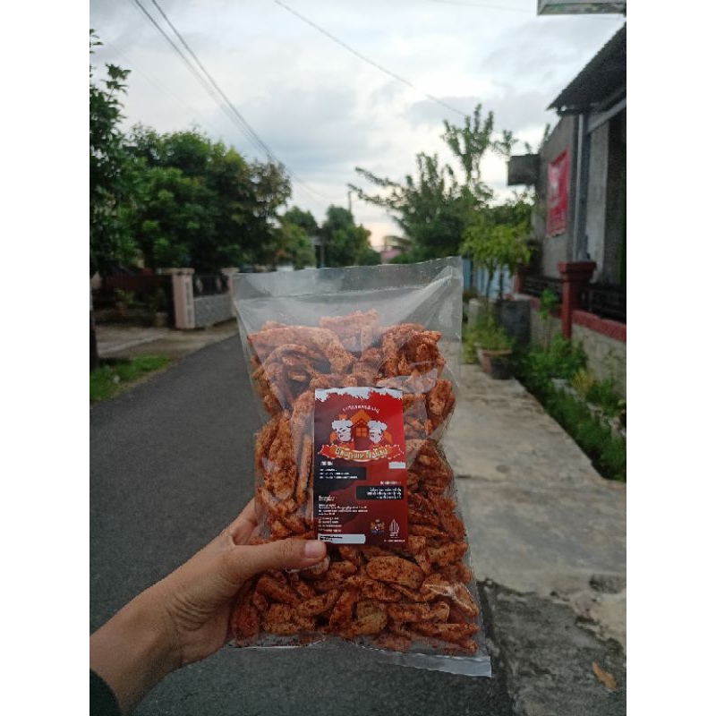 

Basreng pedas manis Kemasan ½ kg