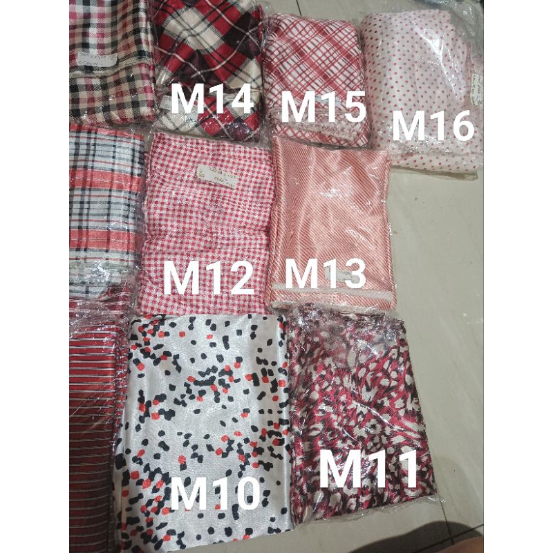 Kain Satin Kiloan motif Murah