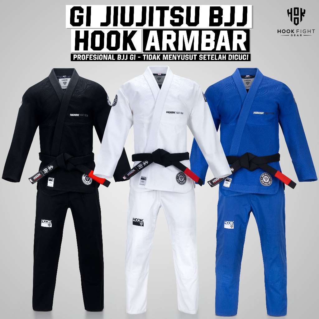 Baju Jiujitsu Hayabusa / Gi Jiu jitsu / Gi Brazilian Jiujitsu / Gi BJJ / Gi Judo Hayabusa Premium