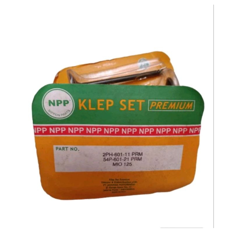 N KLEP SET NPP ORIGINAL MIO M3 MIO 125 2PH NPP ORIGINAL