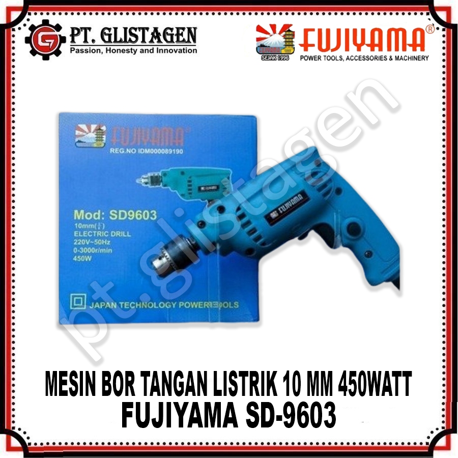FUJIYAMA SD9603 Mesin Bor Tangan Listrik 10mm FUJIYAMA SD9603