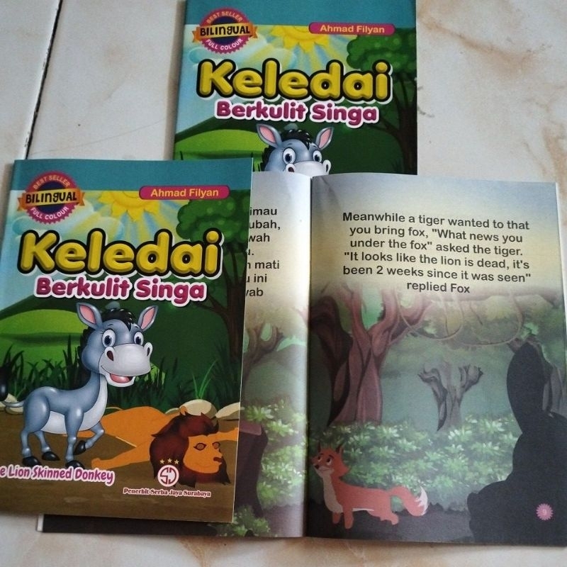 

SJS CERITA BILINGUAL KELEDAI BERKULIT SINGA