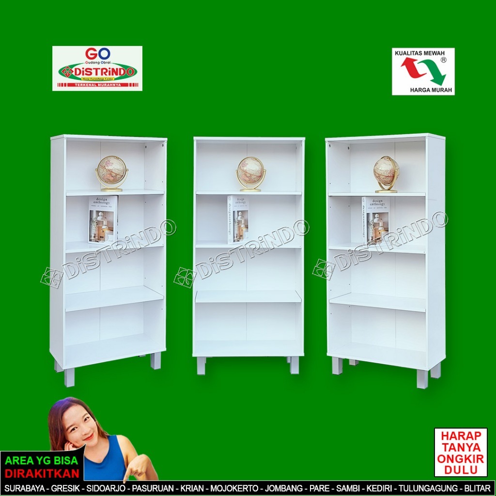 DISTRINDO Rak Serbaguna / Rak Buku Disply Pajangan