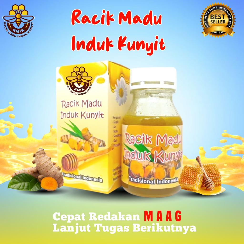 

Racik Madu Induk Kunyit 300gr | Herbal Madu Lambung maag kronis dan Gerd 300 gr