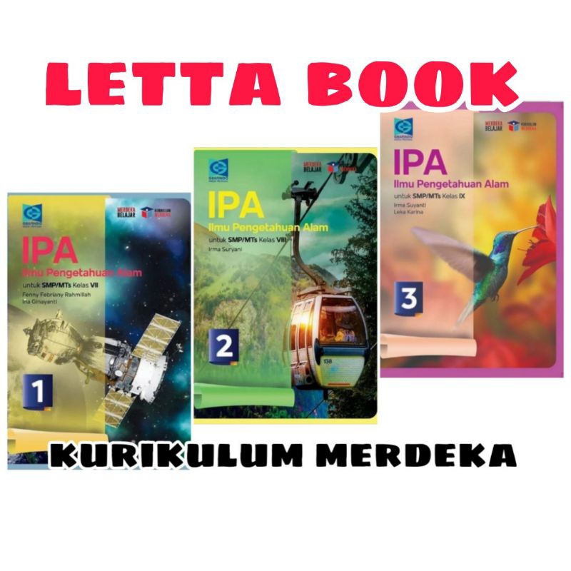 BUKU IPA KELAS 7 8 9 SMP/MTs GRAFINDO KURIKULUM MERDEKA