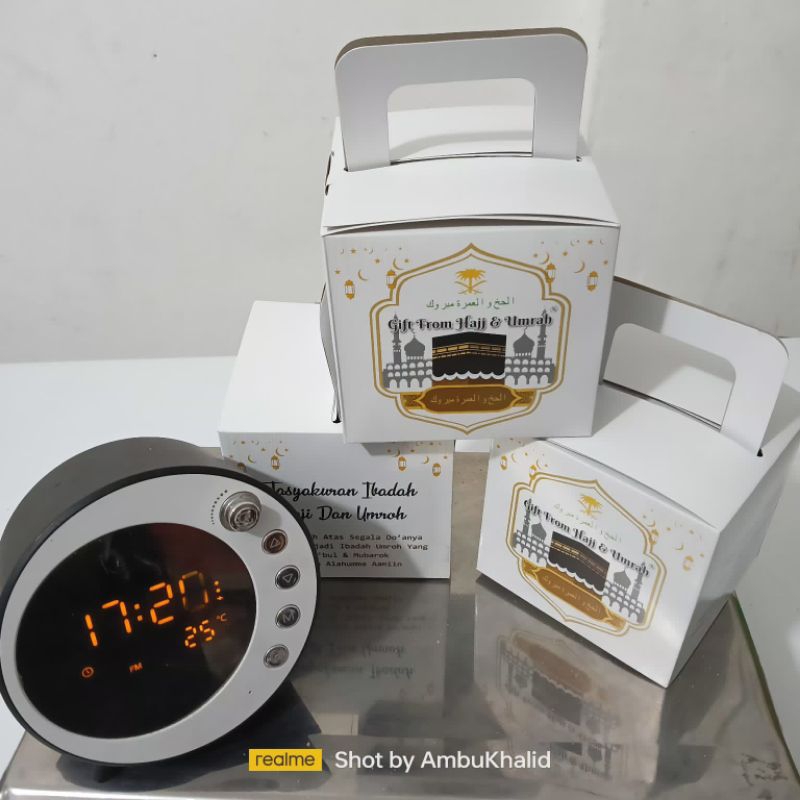 

Kotak Box Gift Kosong Ka'bah Putih Oleh2 Haji Umroh