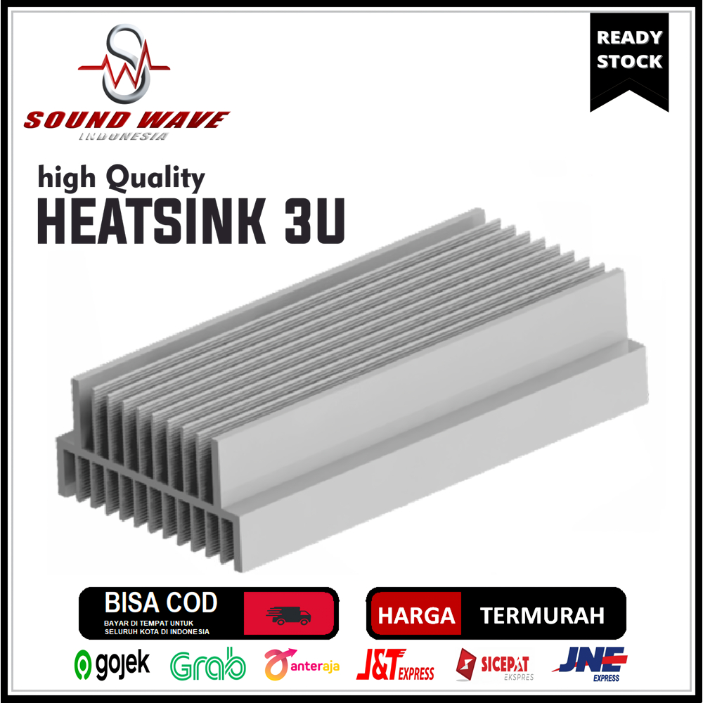 PENDINGIN HEATSINK 3U 21 SIRIP 20CM TEBAL