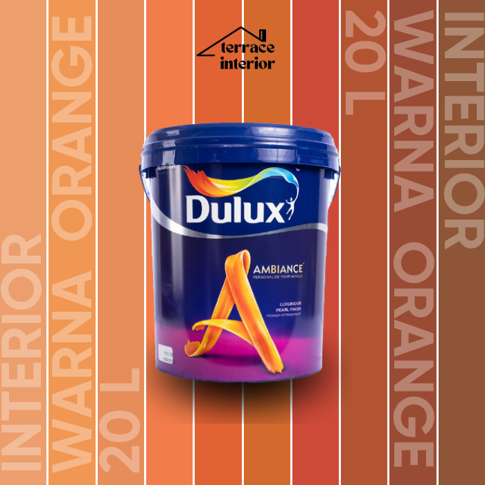 Cat Tembok Dulux Ambiance Interior 20 L Orange Gloss