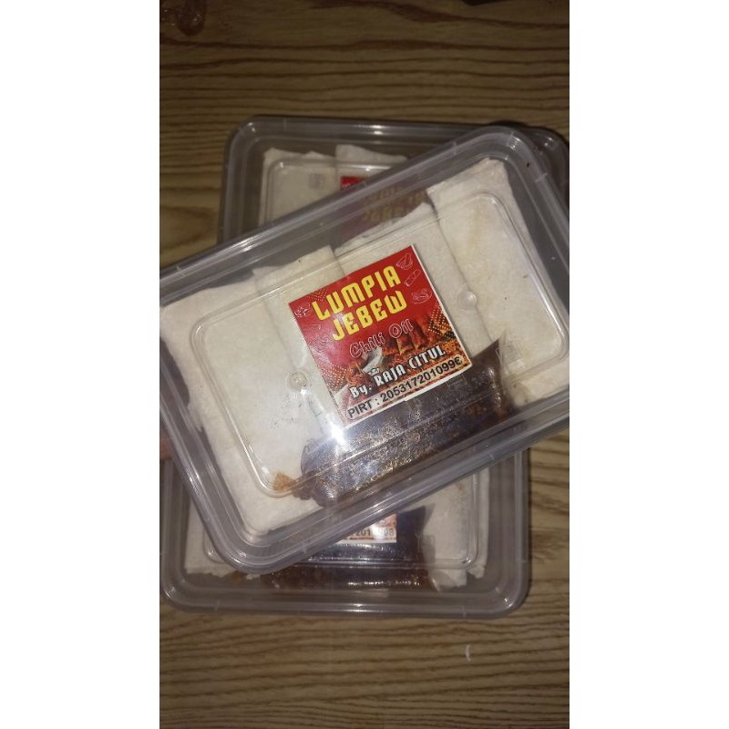 

LUMPIA JEBEW AYAM SUWIR PEDAS