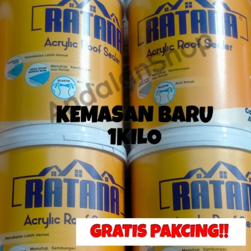 Ratana/ seal anti bocor/ silen ratana/ sealant ratana/ pelapis anti bocor KILO