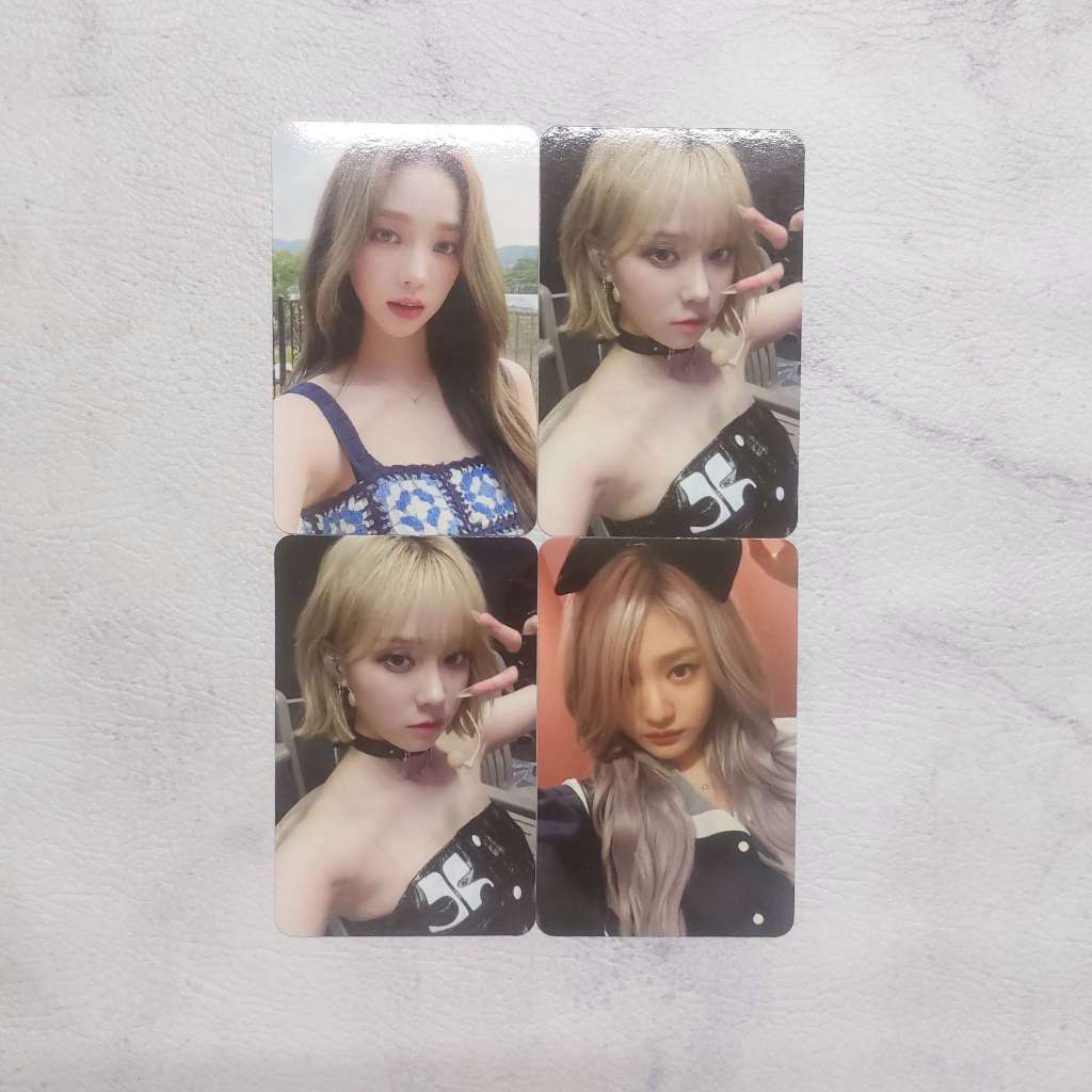 Aespa Mecima Girls POB Album PC Photocard Photo Card Karina Winter Giselle Ning Ning POB Benefit Web