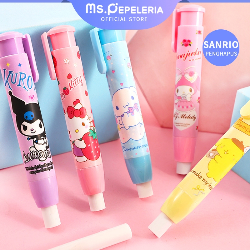 

Penghapus Pensil Mekanik/Penghapus Bentuk Lipstick Sanrio Lucu-Ms.Pepeleria