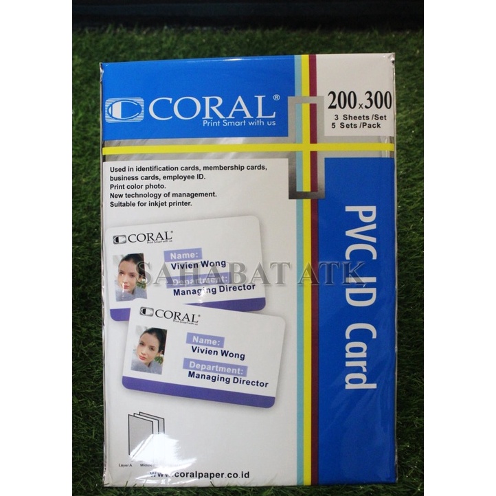 

KODE R6T6 CORAL PVC ID CARDKERTAS ID CARD