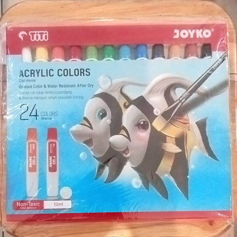 cat akrilik Joyko 24 warna