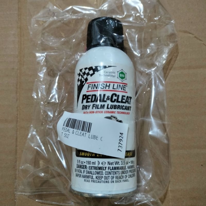 Finish line Pedal Cleat dry lubricant