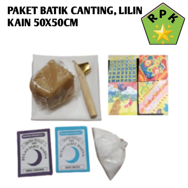 

Paket batik lilin canting bahan kerajinan batik