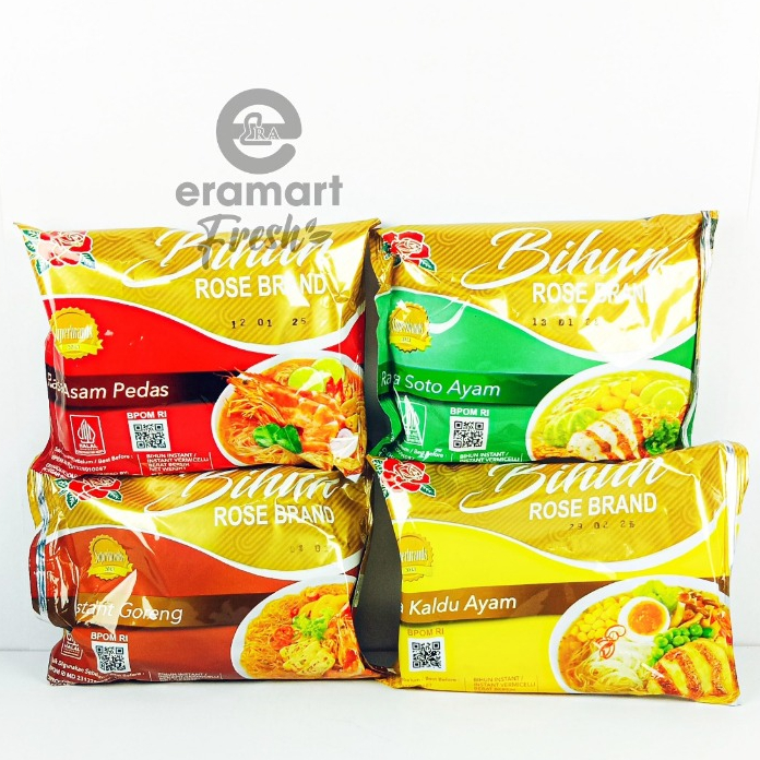 

BIHUN INSTAN ROSE BRAND 55GR
