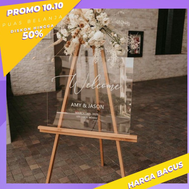 

KODE C2D4 STANDING KAYU JATI BLANDA 12x6 EASEL LUKIS TRIPOD PENYANGGA AKRILIK WOODEN