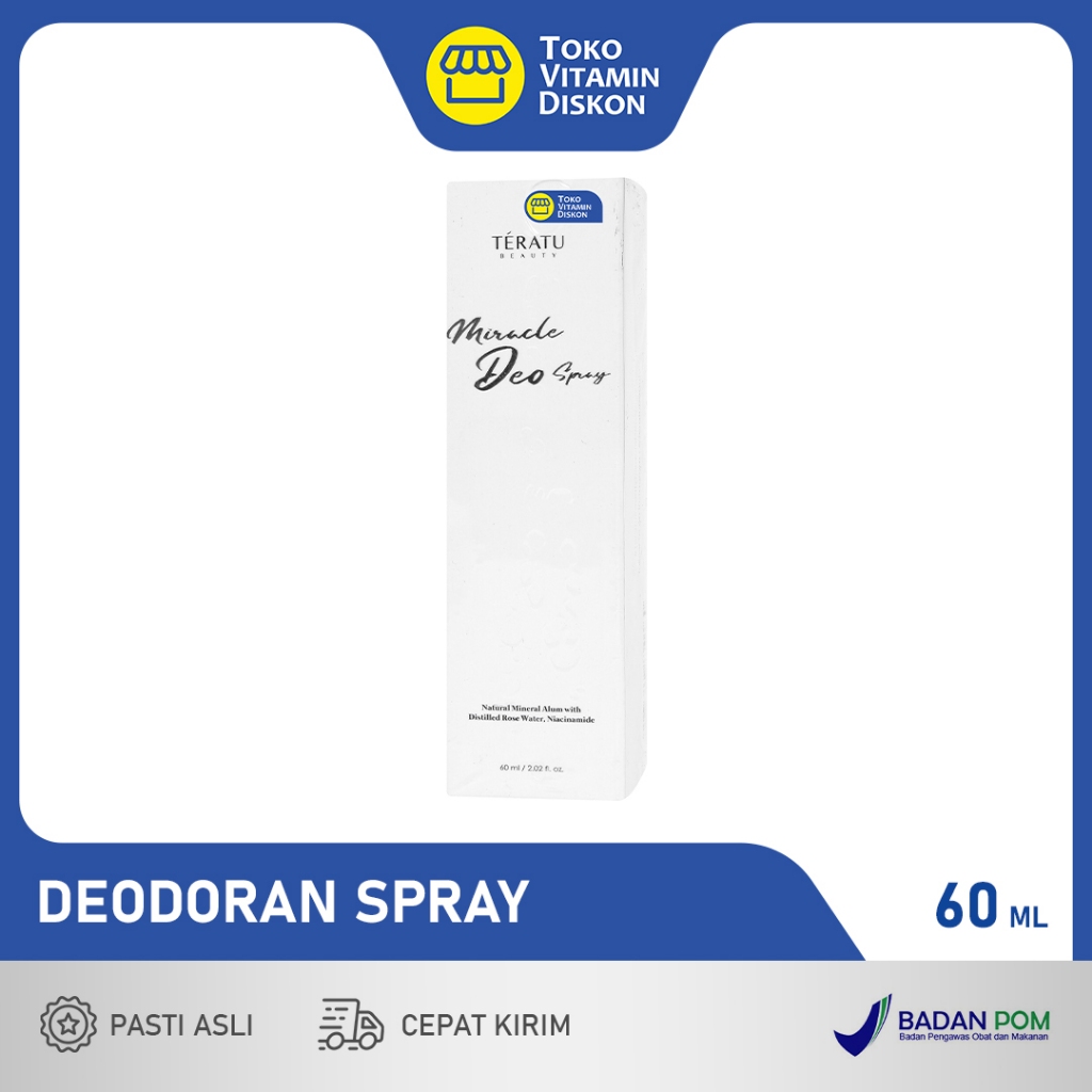 TERATU BEAUTY MIRACLE DEO SPRAY DEODORANT