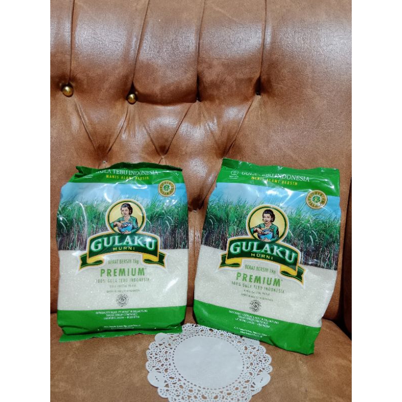 

Gulaku [Gula Tebu] Kemasan 1 Kg / Gulaku Hijau Murni Asli Original