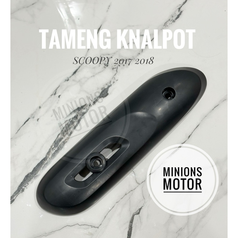 tutup knalpot scoopy 2017 2018 tameng knalpot scoopy motor