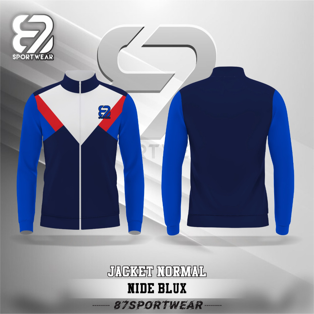 New 87 SportWear Jacket Normal Pakaian Olahraga Unisex