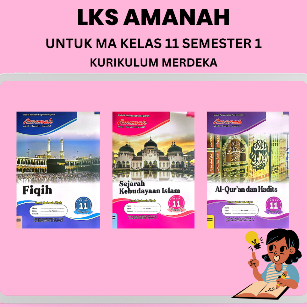 LKS Amanah untuk MA Kelas 11 Semester Satu Kurikulum Merdeka | Modul Pendamping Pembelajaran